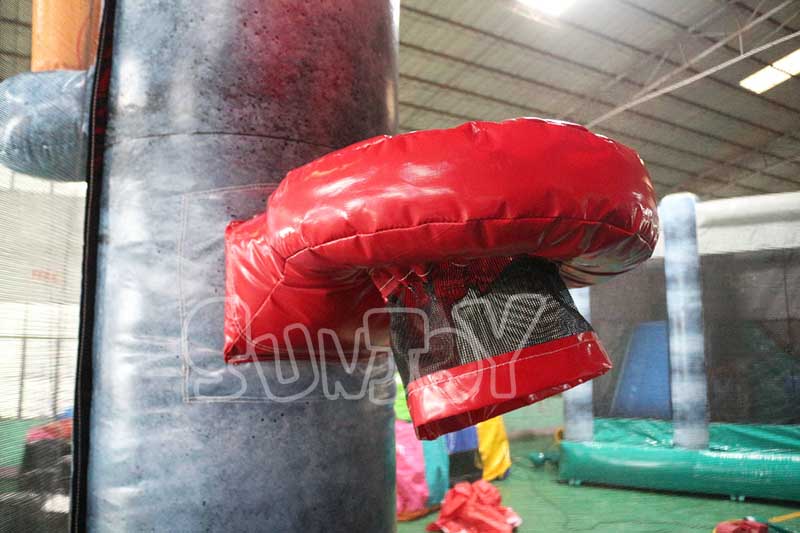 Jurassic Adventure Inflatable Combo basketball hoop