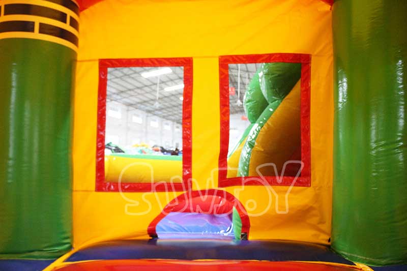 balloon bouncing castle inflatable combo slide entry
