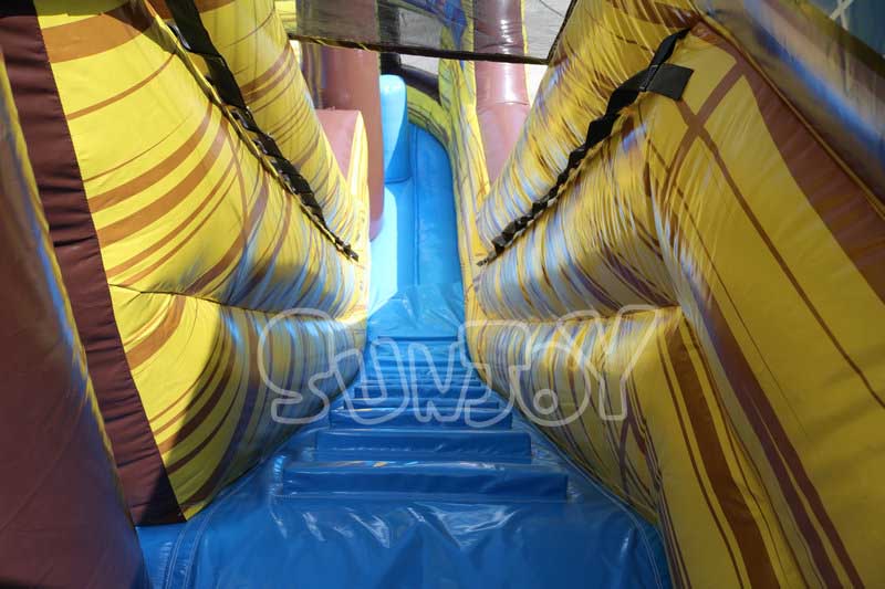 pirate ship inflatable combo climb stair
