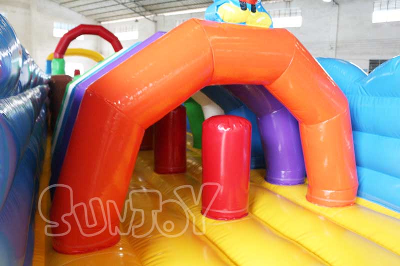 20m inflatable big obstacle course tunnel