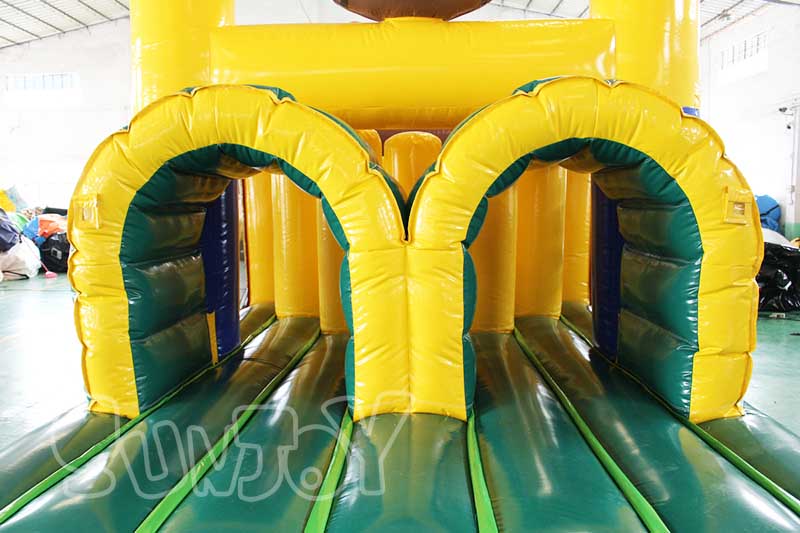 sport game inflatable obstacle course entry tunnels