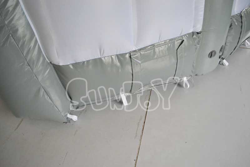 6m inflatable dome tent anchoring system