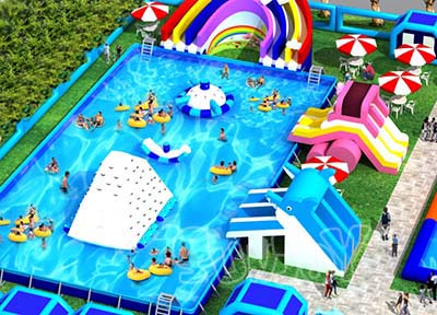 sunjoy design inflatable water park