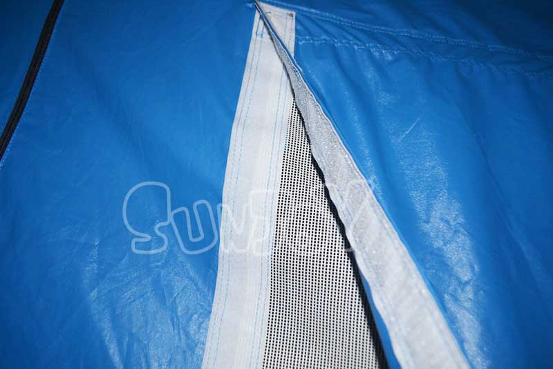 8m spider inflatable camping tent window details