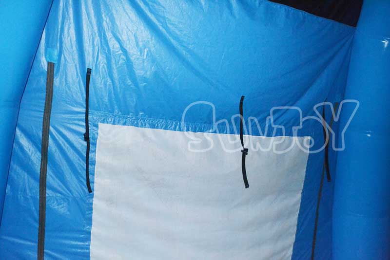 8m spider inflatable camping tent door cover