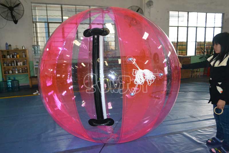 pink inflatable water walking ball