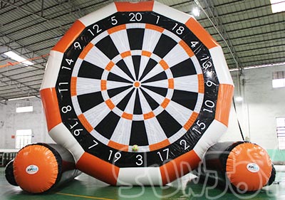 sunjoy inflatable soccer dart board