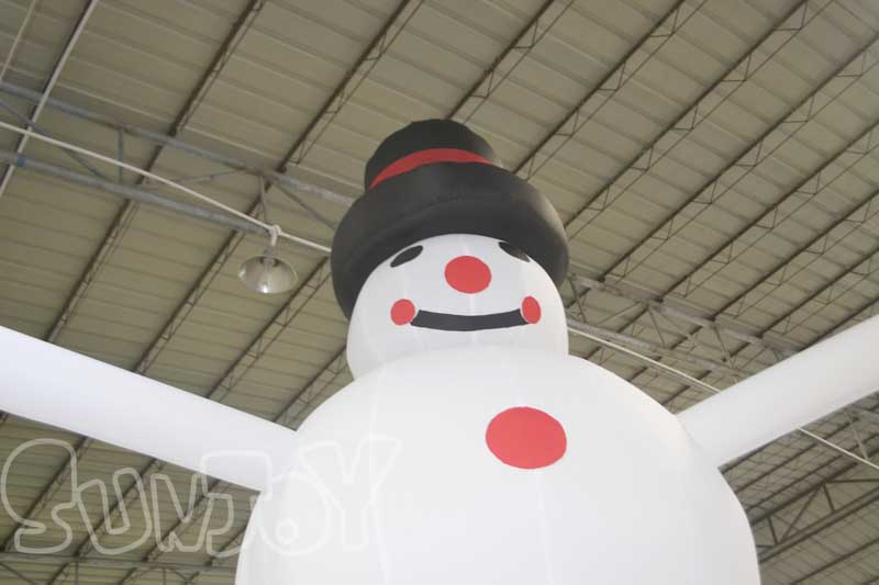 4m snowman air dancer smile face