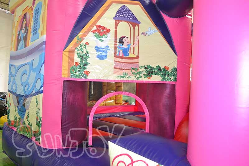 princess bounce house combo entrance