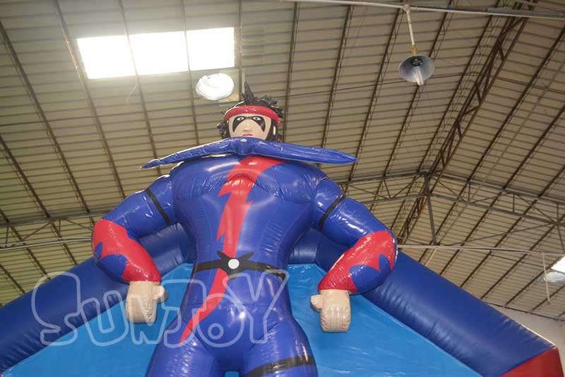 superhero bounce house character