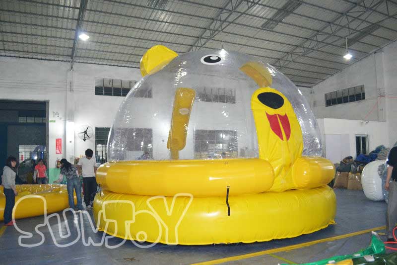 bubble dome blow up jump house