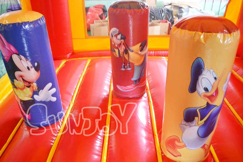mickey mouse bounce house jumping area