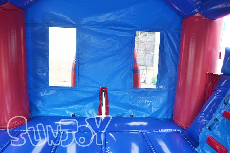 spiderman bounce house inslide