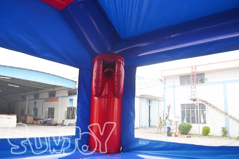 spiderman bounce house basketball hoop