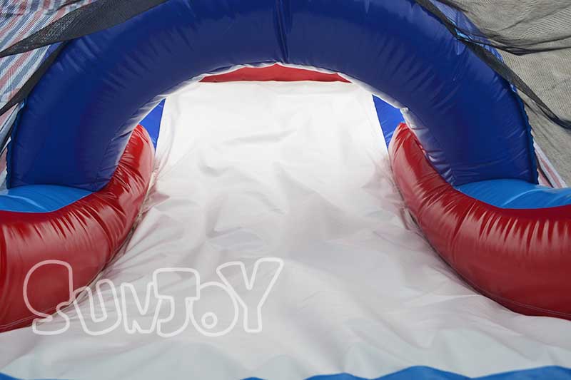 spiderman bounce house slide