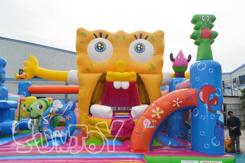 the giant inflatable spongebob