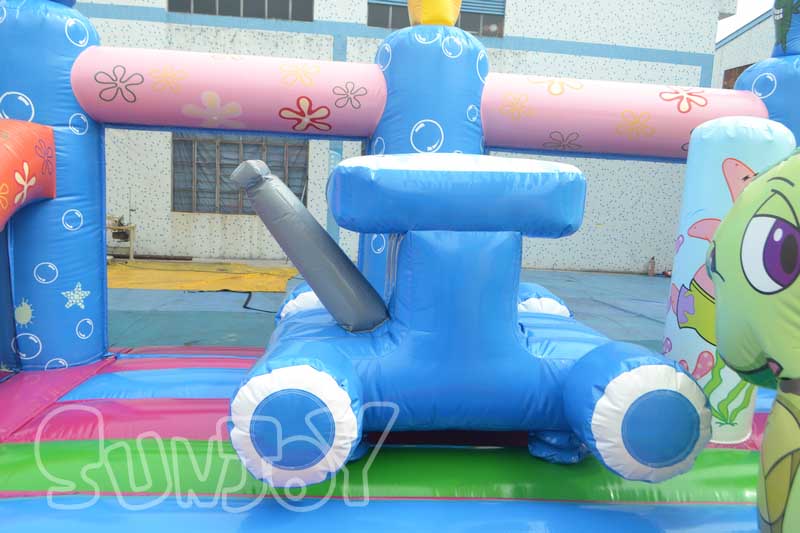 spongebob amusement park inflatable tank