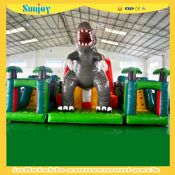 giant inflatable dinosaur amusement park