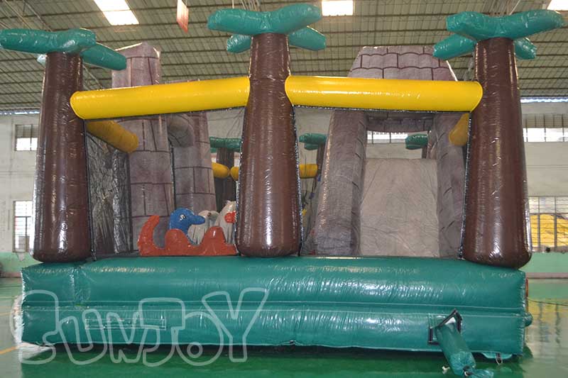 jurassic amusement park inflatable slide