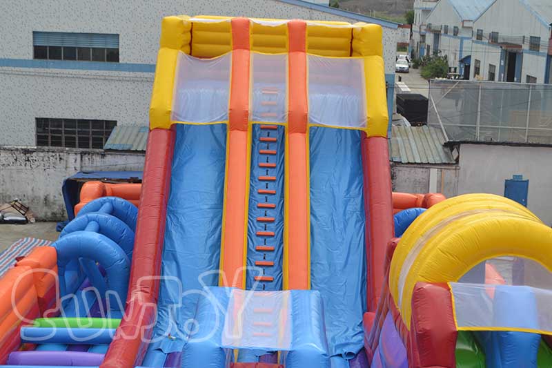 20m inflatable fun city giant slides