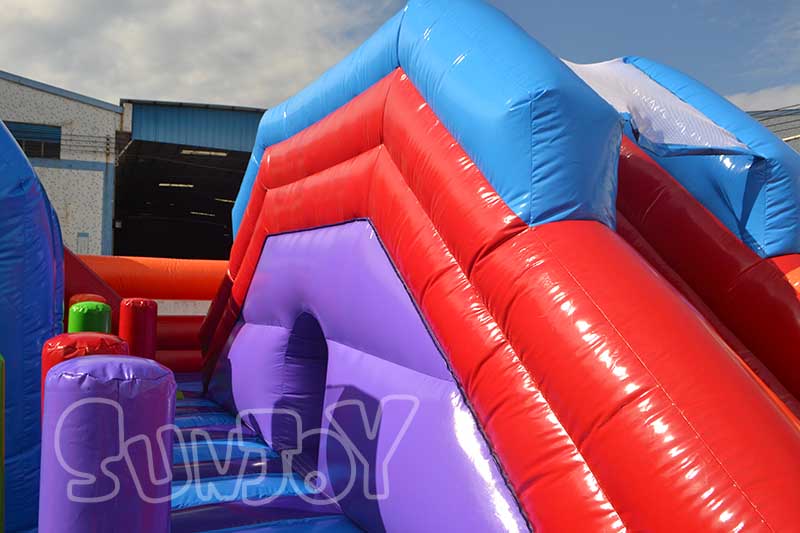 20m inflatable fun city entrance bridge