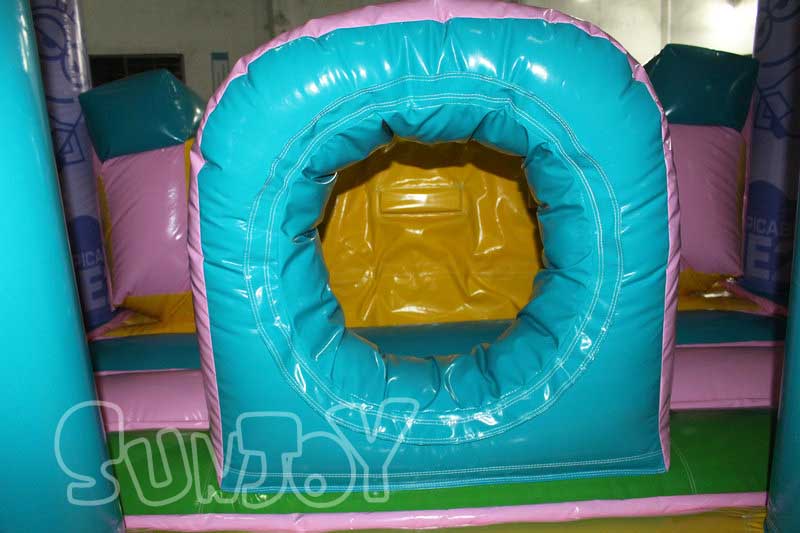 minion bounce house inflatable obstacle