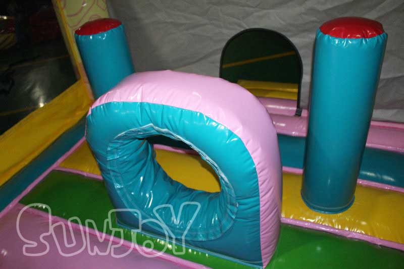 minion bounce house jumping area