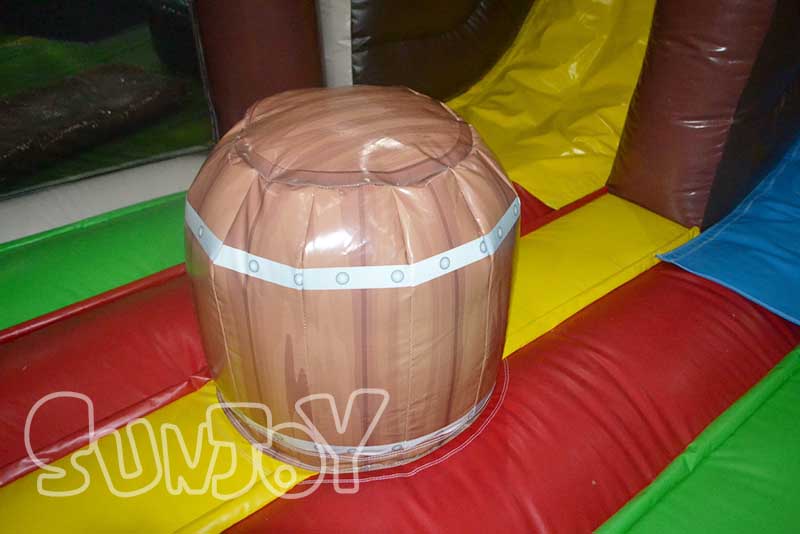 inflatable barrel obstacle