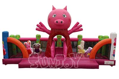 sunjoy commercial bounce house for kids