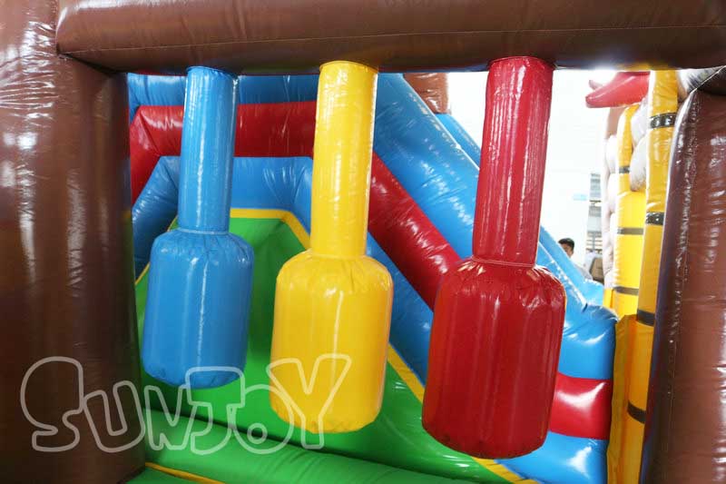 pirate ship bouncy castle inflatable game