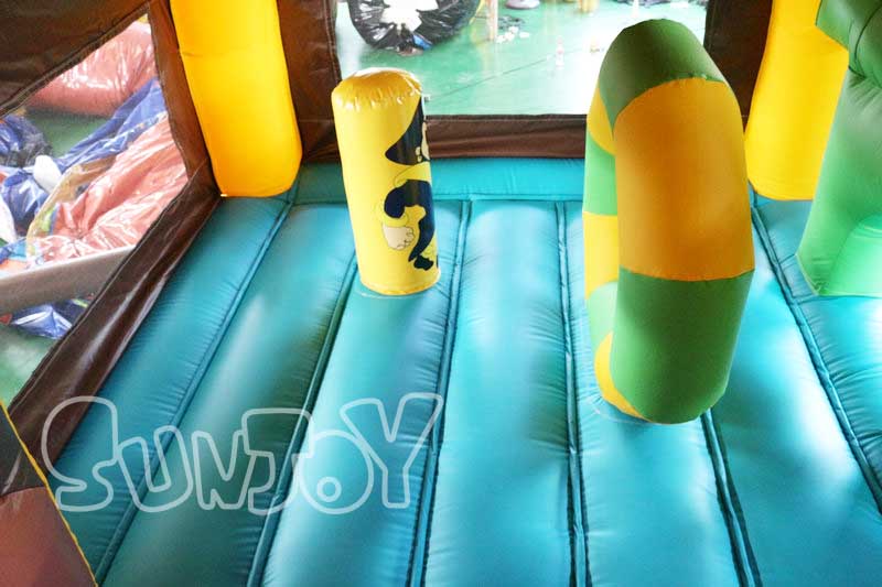 pirate ship water slide combo bouncing area