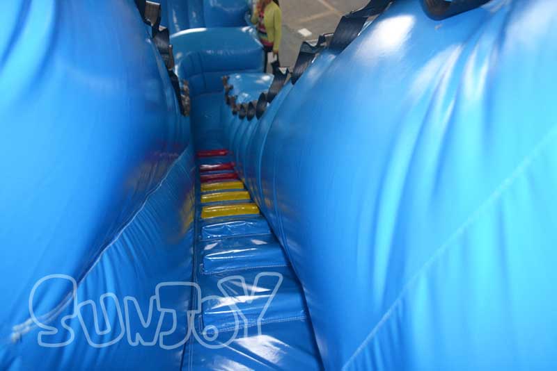 elephant inflatable slide climb stair