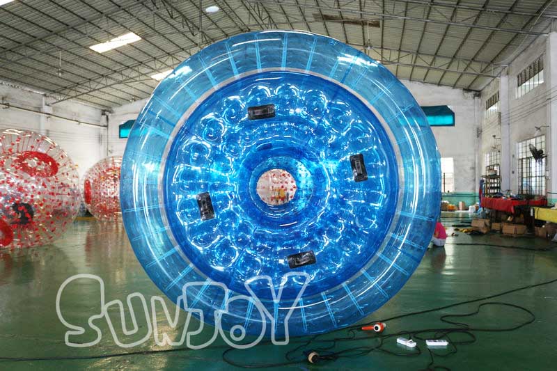blue ring inflatable water roller ball for sale