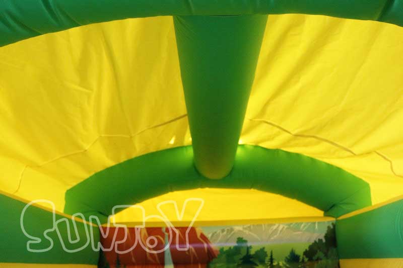 jungle inflatable jump house top structure