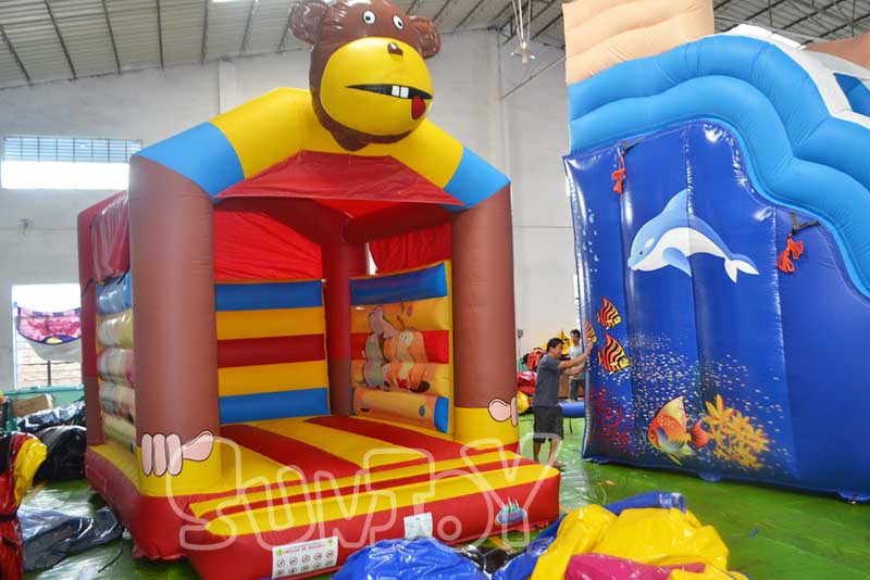 monkey inflatable jumper for party