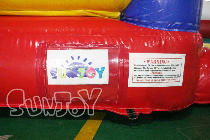 clown bouncy house anchoring system