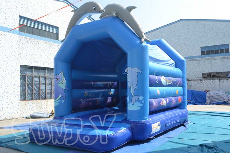 dolphin inflatable bounce house for sale cheap