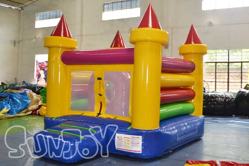 bright color bouncy castle for kids