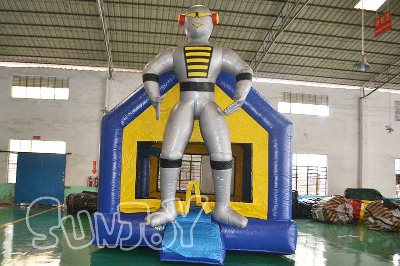 giant inflatable robot entrance