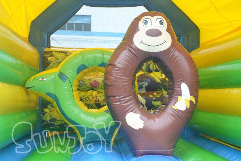 jungle moonwalk jumper bouncing area