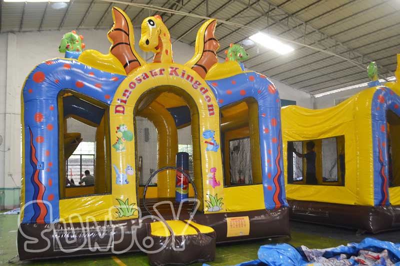 dinosaur kingdom theme bounce house