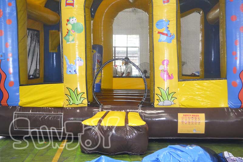 bounce house entrance