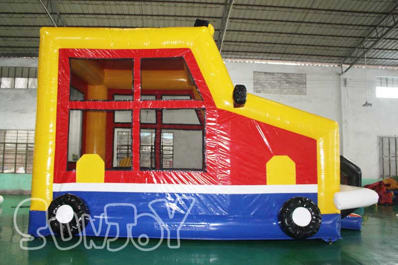 big truck inflatable jumper for kids