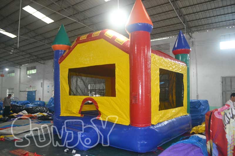 rainbow bouncy castle for kids