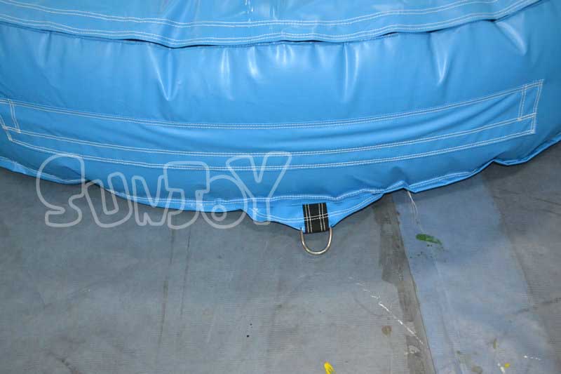 blow up water slide anchoring syatem