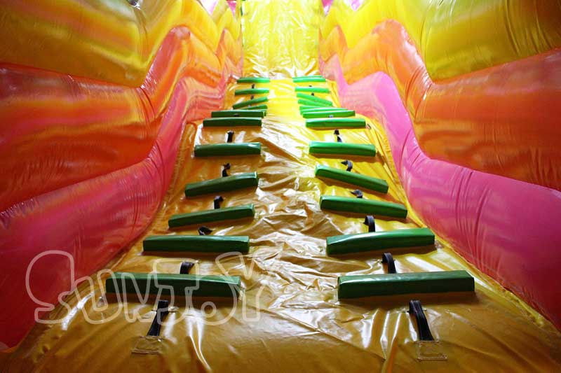 water slide for pool climbing stair