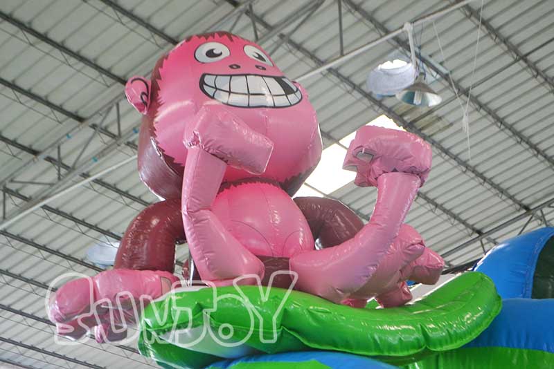 pink monkey inflatable