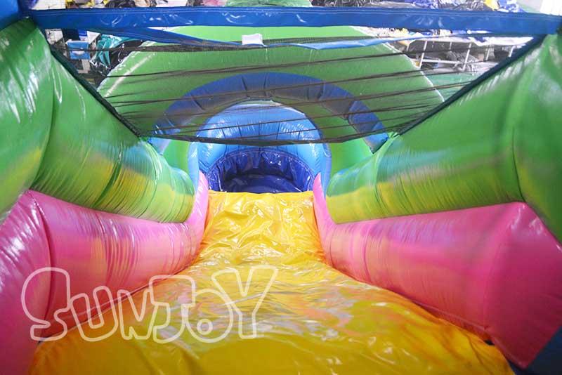 inflatable slide lane