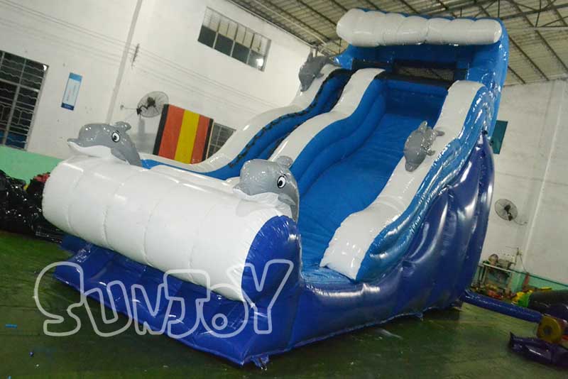 18' big wave inflatable water slide