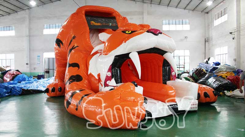 giant tiger inflatable slide for sale